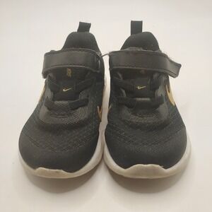 Nike Revolution  Black/Gold Unisex Toddler Size 5C